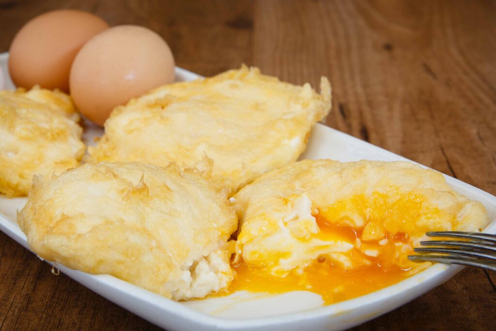 huevos escalfados bar casa masip